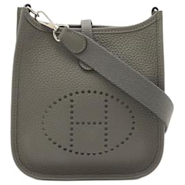 Hermès-Hermes Evelyn TPM Shoulder Bag Pochette-Brown