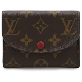 Louis Vuitton-Louis Vuitton Monogram Portemonnay Rosari Coin Case Purse-Fuschia