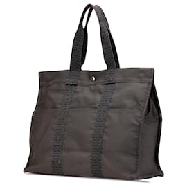 Hermès-Hermès Gris Herline GM-Marron