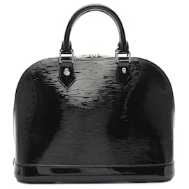 Louis Vuitton-Louis Vuitton Black Electric Epi Alma PM-Black