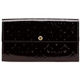 Louis Vuitton-Louis Vuitton Purple Monogram Vernis Sarah Wallet-Purple