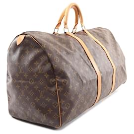 Louis Vuitton-Louis Vuitton Brown Monogram Keepall 60-Brown