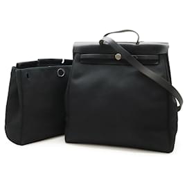 Hermès-Sac à main Hermes Airbag MM Sac à bandoulière-Noir