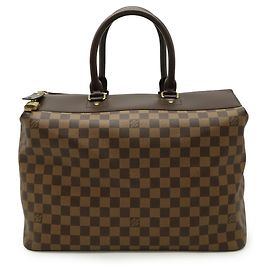 Louis Vuitton Damier Greenwich PM Boston Bag Brown