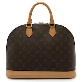 Louis Vuitton-Louis Vuitton Monogram Alma MM Handbag-Brown