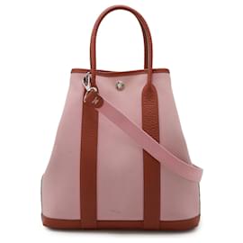 Hermès-Sac Tote PM Hermes Garden-Rose