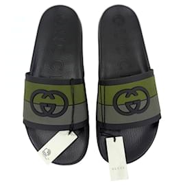 Gucci-Gucci Slide GG-Black,Red,Green