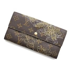 Louis Vuitton-Louis Vuitton Long Wallet Monogram Danteille Portefeuille Sarah-Brown,Monogram