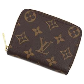 Louis Vuitton-Louis Vuitton Monogram Zippy Coin Purse-Brown,Monogram