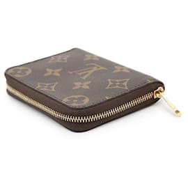 Louis Vuitton-Louis Vuitton Monogram Zippy Coin Purse-Brown,Monogram