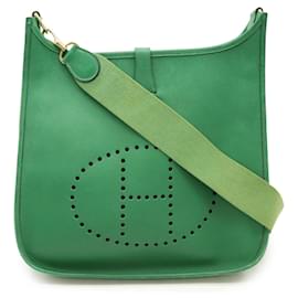 Hermès-Sac à épaule Hermes Evelyn I GM-Vert