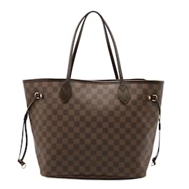 Louis Vuitton-Louis Vuitton Damier Neverfull MM Tote Bag-Brown