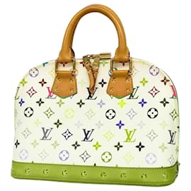 Louis Vuitton-Louis Vuitton Monogram Multicolor Alma PM Handbag-White