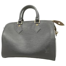 Louis Vuitton-Louis Vuitton Epi Speedy 25 Handbag-Black