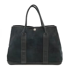 Hermès-Sac Tote PM HERMES Garden-Noir