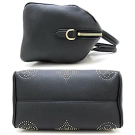 Louis Vuitton-Louis Vuitton Monogram Empreinte Speedy Bandouliere 25 Handbag-Black