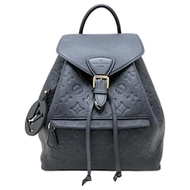 Louis Vuitton-Louis Vuitton Monogram Empreinte Montsouris PM Backpack-Black