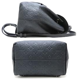 Louis Vuitton-Louis Vuitton Monogram Empreinte Montsouris PM Backpack-Black