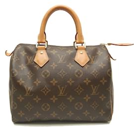 Louis Vuitton-Louis Vuitton Monogram Speedy 25 Handbag-Brown