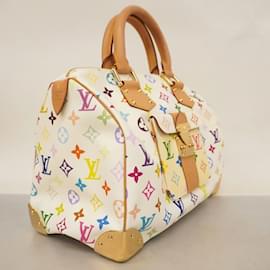 Louis Vuitton-Louis Vuitton Monogram Multicolor Speedy 30 Handbag-White