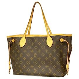 Louis Vuitton-Louis Vuitton Monogram Neverfull PM Tote Bag-Brown