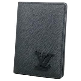 Louis Vuitton-Porte-cartes de visite Louis Vuitton Noir-Noir