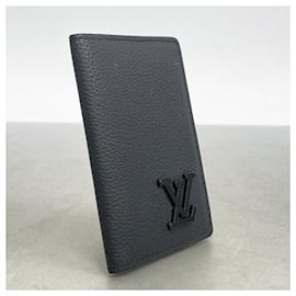 Louis Vuitton-Porte-cartes de visite Louis Vuitton Noir-Noir