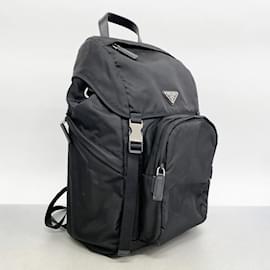 Prada-Prada Black Nylon Backpack-Black