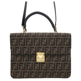 Sac à main Fendi Zucca Marron