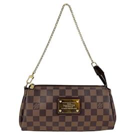 Louis Vuitton-Louis Vuitton Damier Eva Shoulder Bag-Brown,Damier ebene