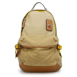 Loewe-Loewe Airoewe Nature Backpack-Brown,Yellow