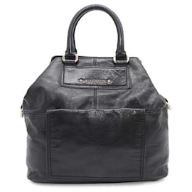 Givenchy-Givenchy Black Leather Tote Bag-Black