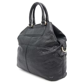 Givenchy-Givenchy Black Leather Tote Bag-Black