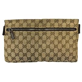 Gucci-Gucci GG Canvas Sling Bag-Brown,Beige