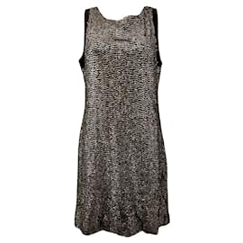 Rebecca Minkoff-Sequinned mini dress, new with tags-Black,Silvery
