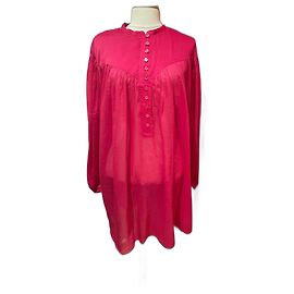 Robe Isabel Marant en soie rouge Rouge