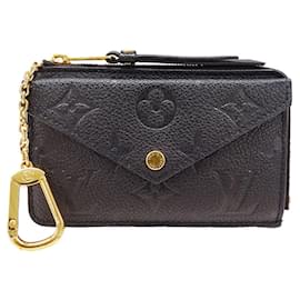 Louis Vuitton-Louis Vuitton Monogram Empreinte Card Case-Black