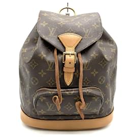 Louis Vuitton-Louis Vuitton Montsouris MM Backpack-Brown