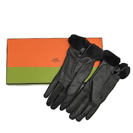 Hermès-Hermes Kelly Gloves-Black