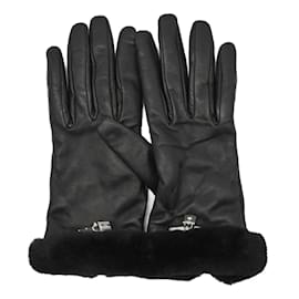 Hermès-Hermes Kelly Gloves-Black