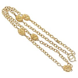 Cinturón de cadena CHANEL metal dorado CC Auth bs25545 Dorado