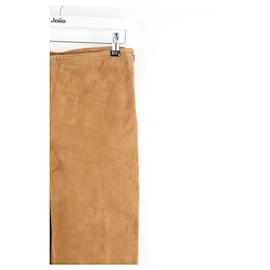 SéZane-Suede pants-Brown