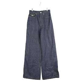 Lacoste Jeans rectos de algodón azul Azul
