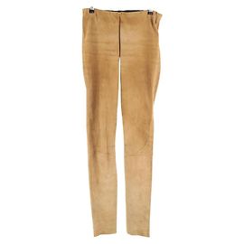 Gerard Darel Camel Suede Leggings Camel