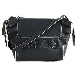 Paule Ka Bolso de hombro de cuero negro Negro