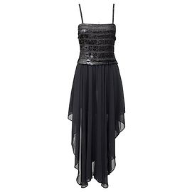 La Perla Ritmo di Perla Sequin Dress Black
