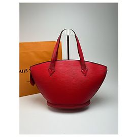 Bolso vintage Louis Vuitton Saint Jacques de cuero EPI rojo Roja