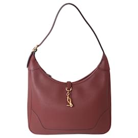 Hermès-Sac à épaule Hermes Trim 31 en Bordeaux-Bordeaux
