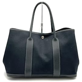 Hermès-Sac à main Hermes Garden PM-Noir