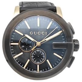 Gucci-Gucci G Chrono Watch Stainless Steel 101.2 (YB101203)-Black